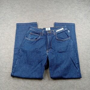 Tyndale Flame Resistant Jeans Men 32x32 FR Dark Wash Blue Regular Straight Denim